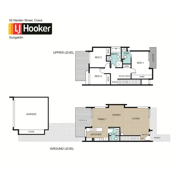 Floorplan of Homely house listing, 55 Narden Street, Crace ACT 2911