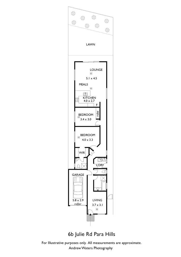 Floorplan of Homely house listing, 6b Julie Road, Para Hills SA 5096