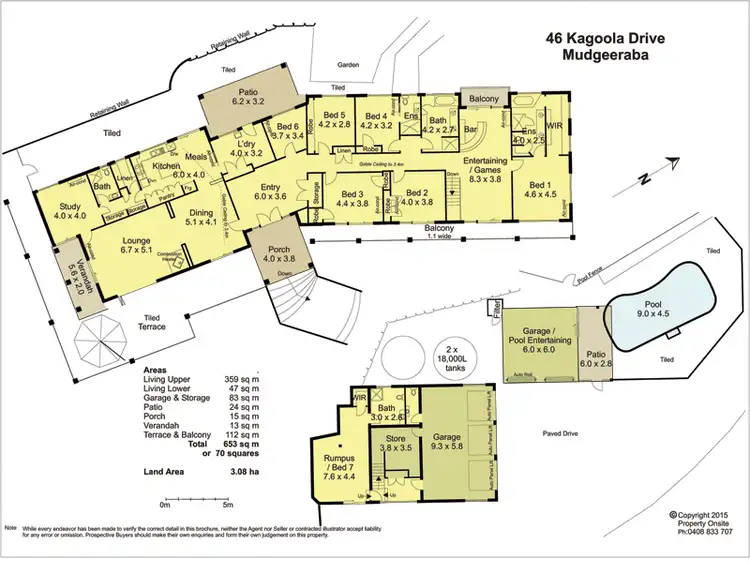 Floorplan of Homely house listing, 46 Kagoola Drive, Mudgeeraba QLD 4213