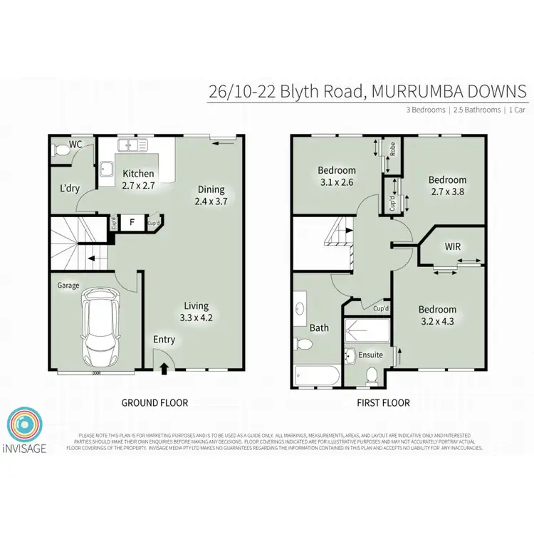 Floorplan of Homely townhouse listing, 26/10-22 Blyth Road, Murrumba Downs QLD 4503