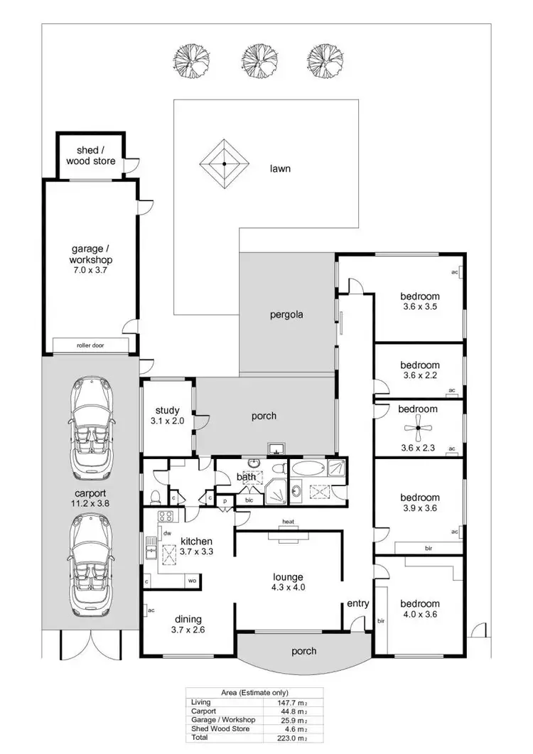 Floorplan of Homely house listing, 48 Elston Street, Brooklyn Park SA 5032