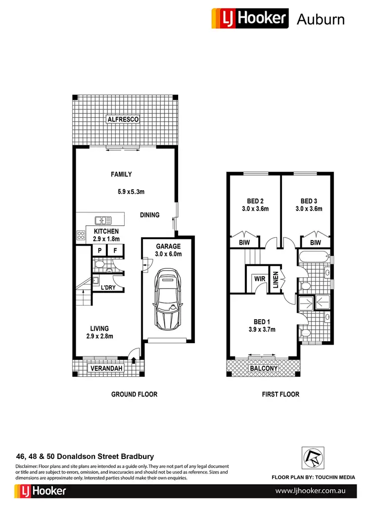 Floorplan of Homely house listing, 50 Donaldson St, Bradbury NSW 2560