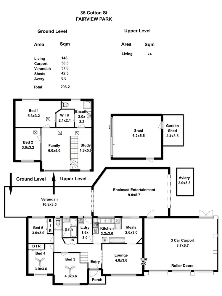 Floorplan of Homely house listing, 35 Cotton Street, Fairview Park SA 5126