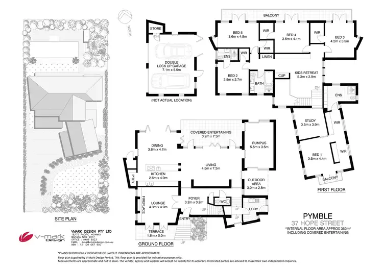 Floorplan of Homely house listing, 37 Hope Street, Pymble NSW 2073
