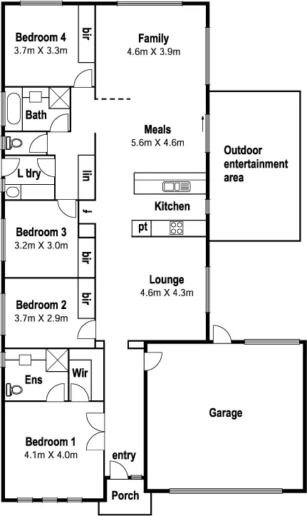 Floorplan of Homely house listing, 8 Viewpoint Avenue, Mernda VIC 3754