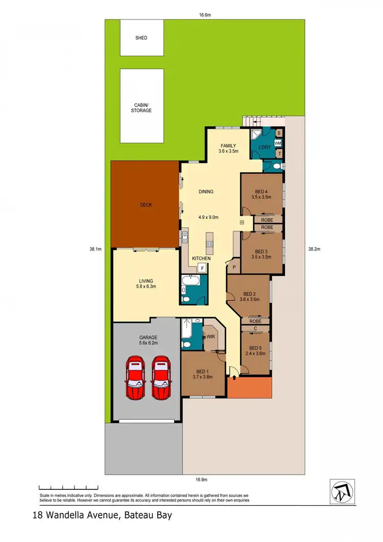 Floorplan of Homely house listing, 18 Wandella Avenue, Bateau Bay NSW 2261