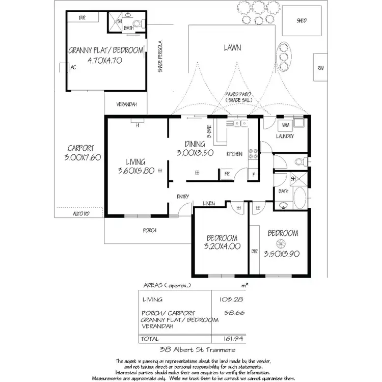 Floorplan of Homely house listing, 38 Albert Avenue, Tranmere SA 5073