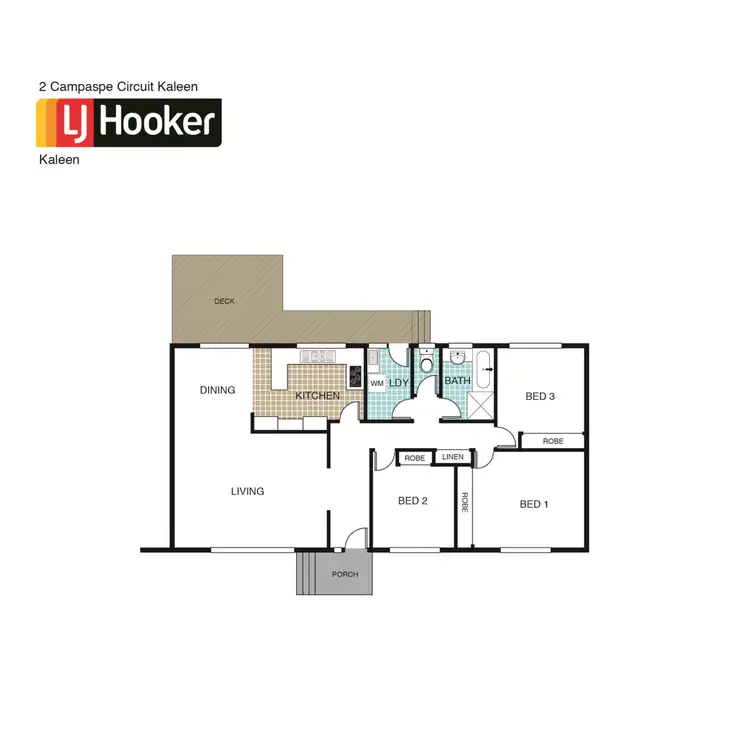 Floorplan of Homely house listing, 2 Campaspe Circuit, Kaleen ACT 2617