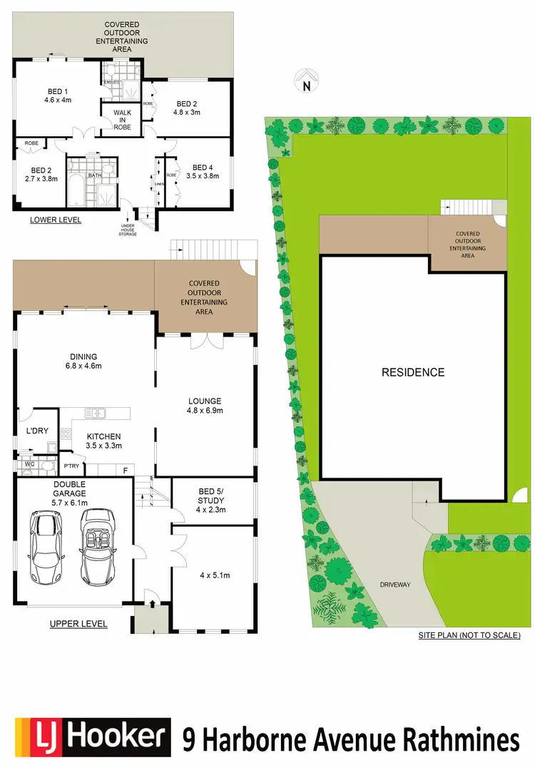Floorplan of Homely house listing, 9 Harborne Avenue, Rathmines NSW 2283