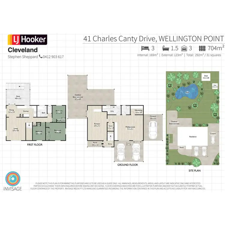 Floorplan of Homely house listing, 41 Charles Canty Drive, Wellington Point QLD 4160
