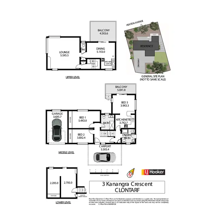 Floorplan of Homely house listing, 3 Kanangra Crescent, Clontarf NSW 2093