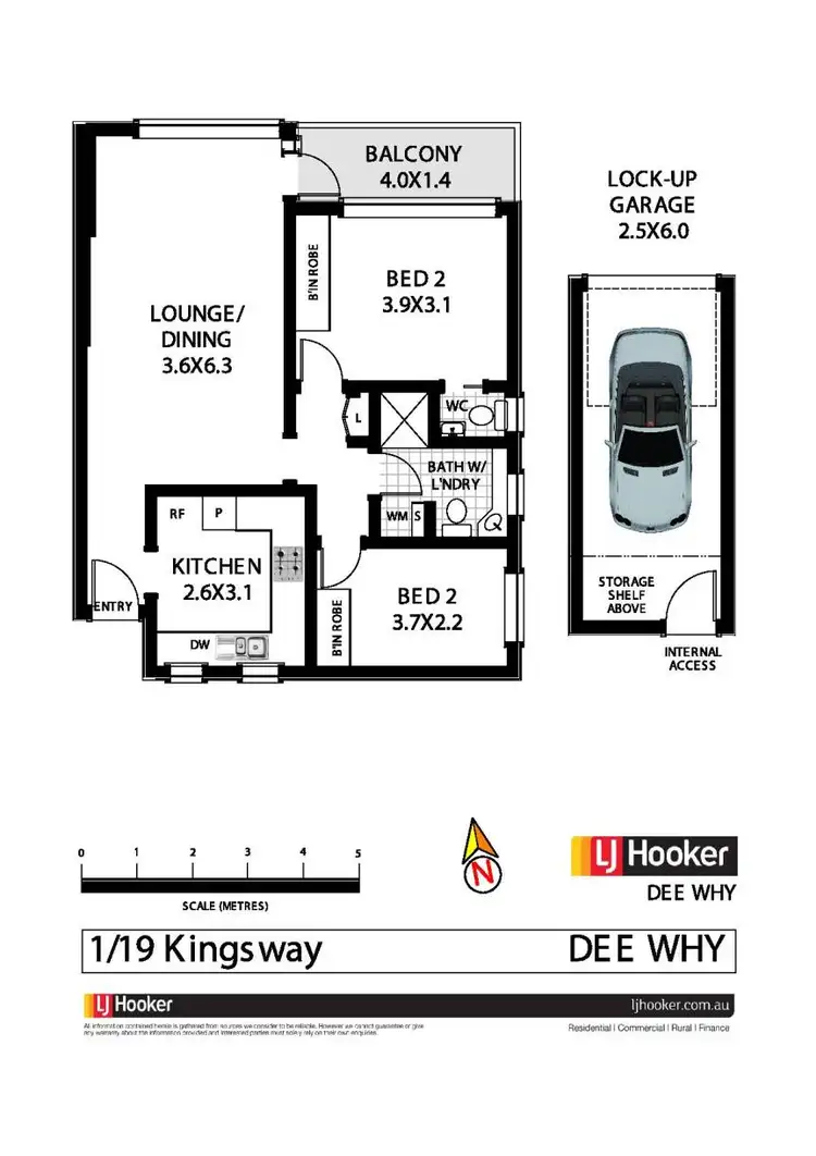 Floorplan of Homely apartment listing, 1/19 Kingsway, Dee Why NSW 2099