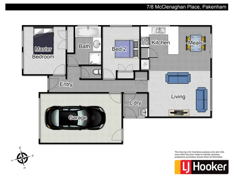 Floorplan of Homely house listing, 7/8 McClenaghan Place, Pakenham VIC 3810