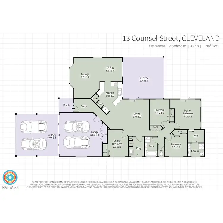 Floorplan of Homely house listing, 13 Counsel Street, Cleveland QLD 4163