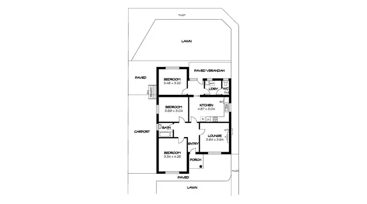 Floorplan of Homely house listing, 53 Dumfries Avenue, Seaton SA 5023