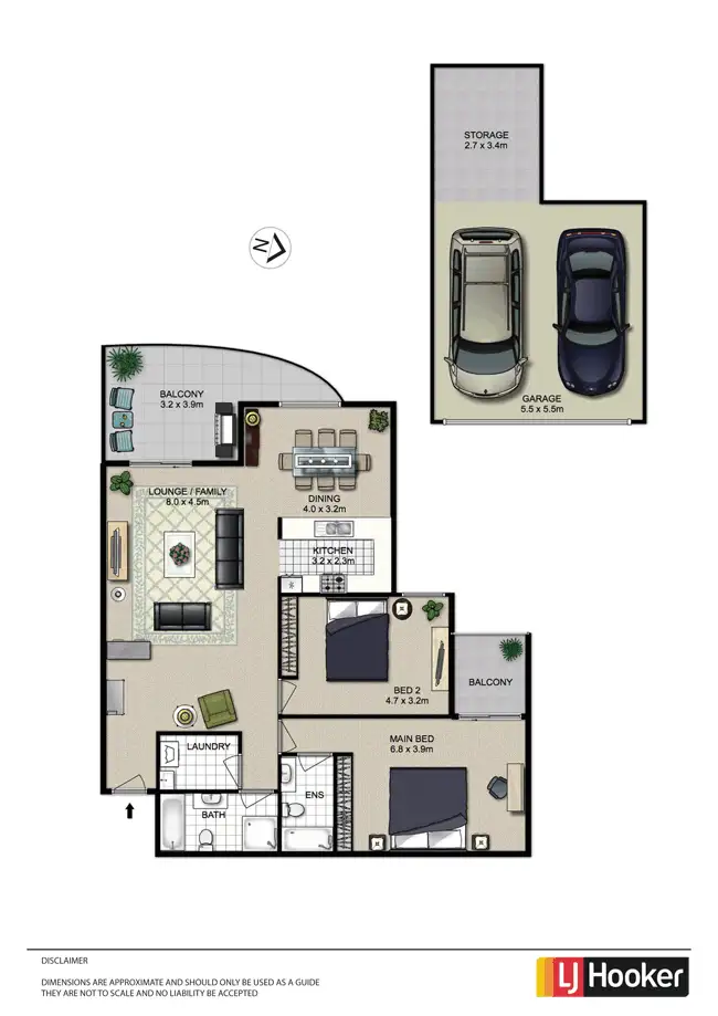 Floorplan of Homely unit listing, Unit 55/22-26 Mercer Street, Castle Hill NSW 2154
