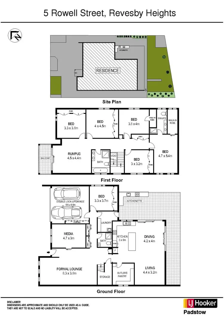 Floorplan of Homely house listing, 5 Rowell Street, Revesby Heights NSW 2212