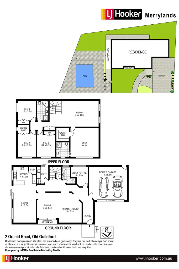 Floorplan of Homely house listing, 2 Orchid Rd, Guildford NSW 2161