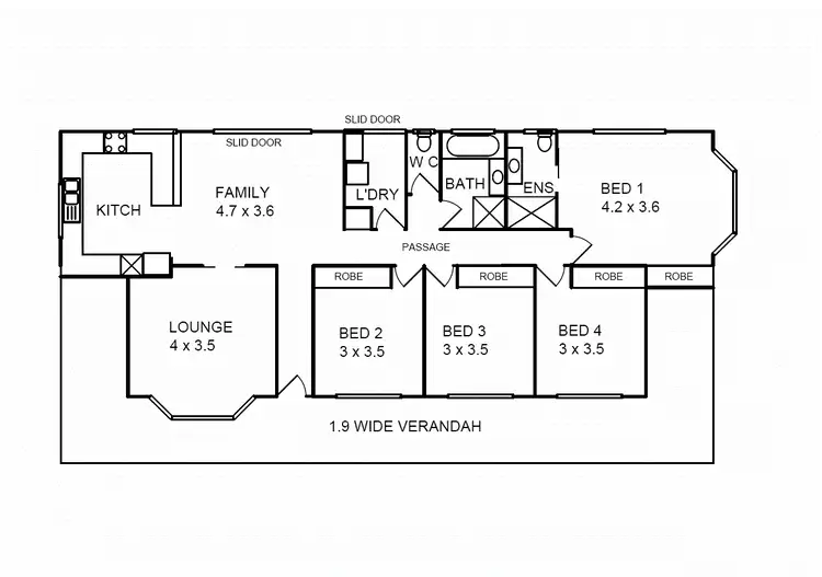 Floorplan of Homely house listing, 12 Lakeside Drive Chesney Vale, Benalla VIC 3672