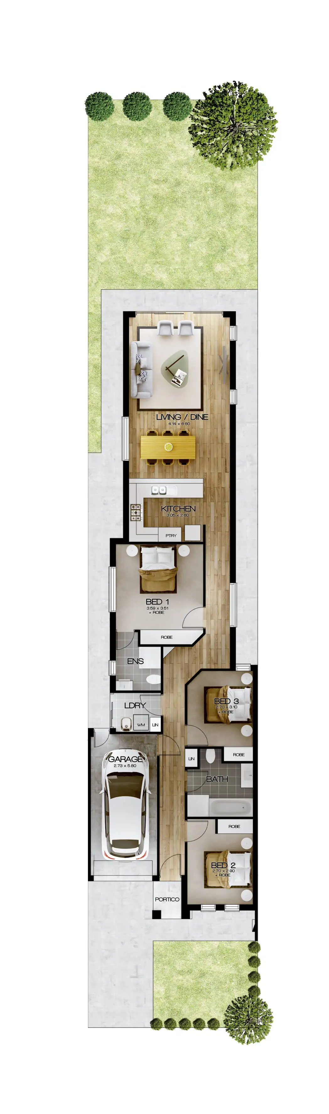 Floorplan of Homely house listing, 17d Martins Road, Salisbury Downs SA 5108