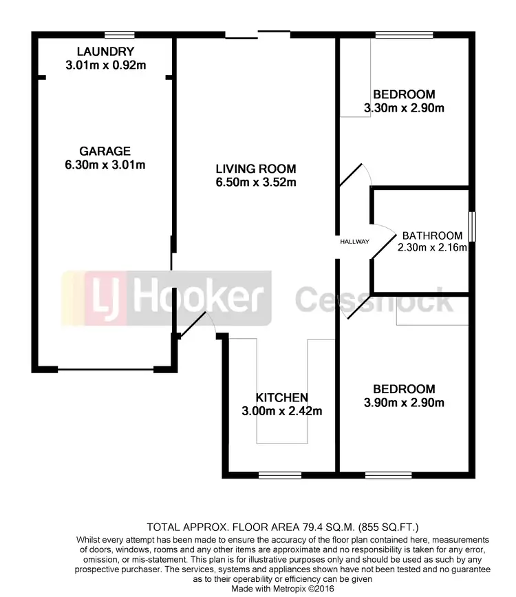 Floorplan of Homely townhouse listing, Unit 6/7 Mulbring Street, Aberdare NSW 2325