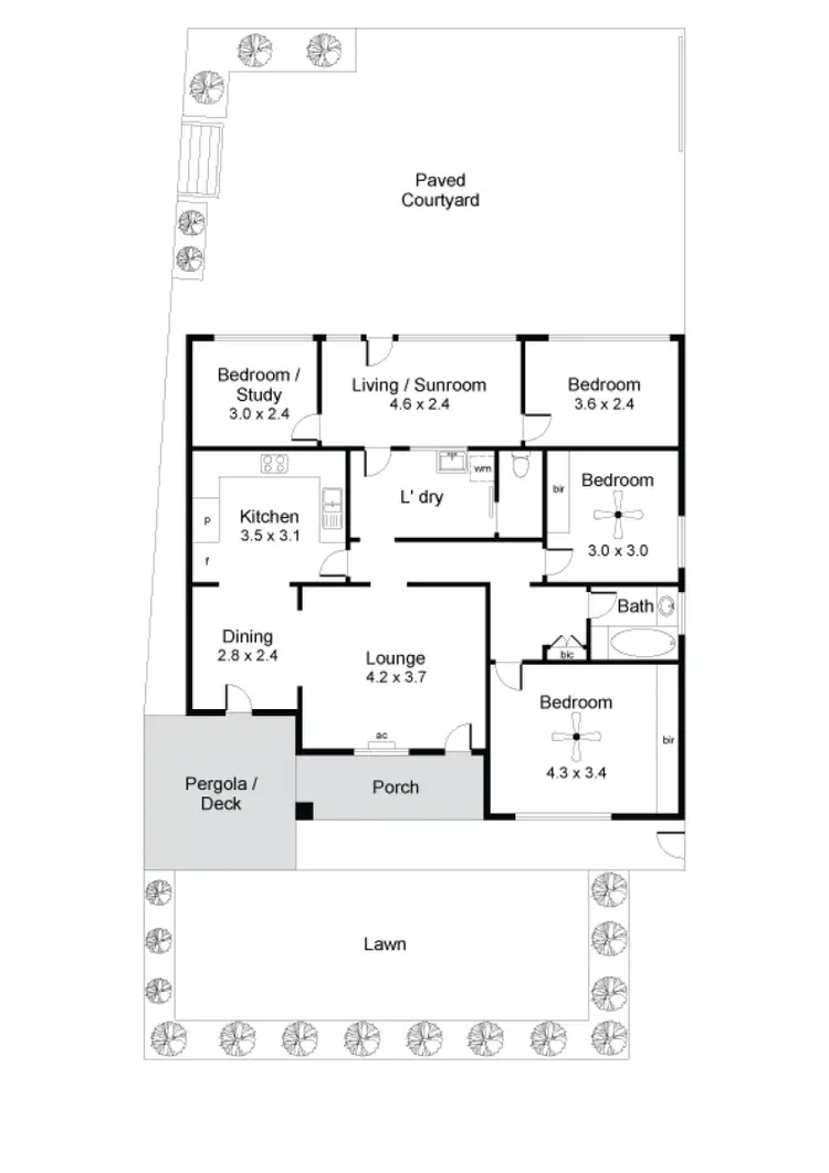 Floorplan of Homely house listing, 32A Lipsett Terrace, Brooklyn Park SA 5032