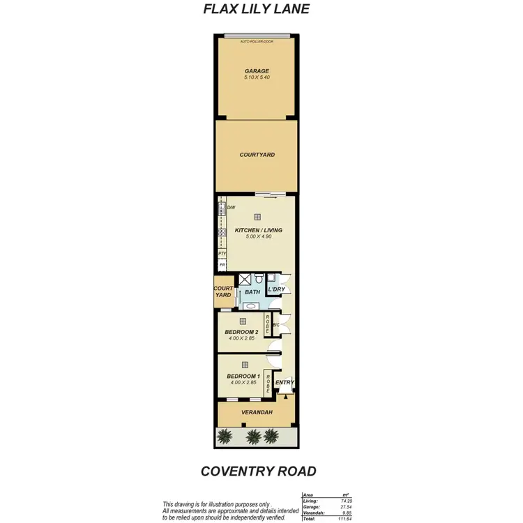 Floorplan of Homely house listing, 25 Flax Lily Lane, Munno Para SA 5115