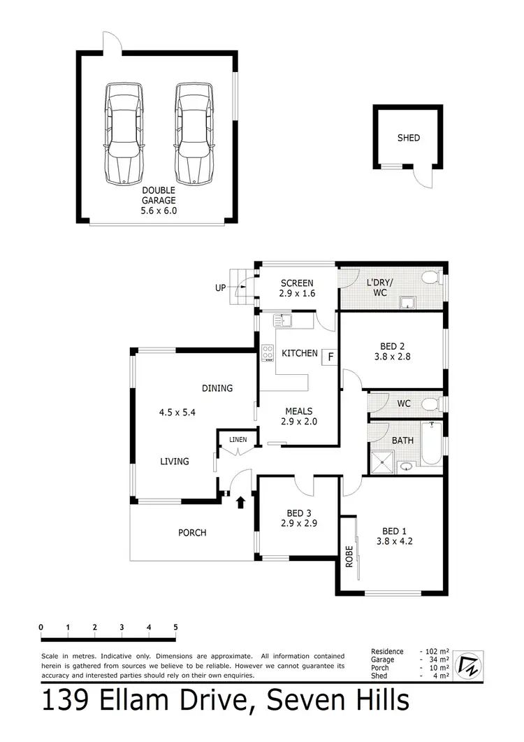 Floorplan of Homely house listing, 139 Ellam Drive, Seven Hills NSW 2147