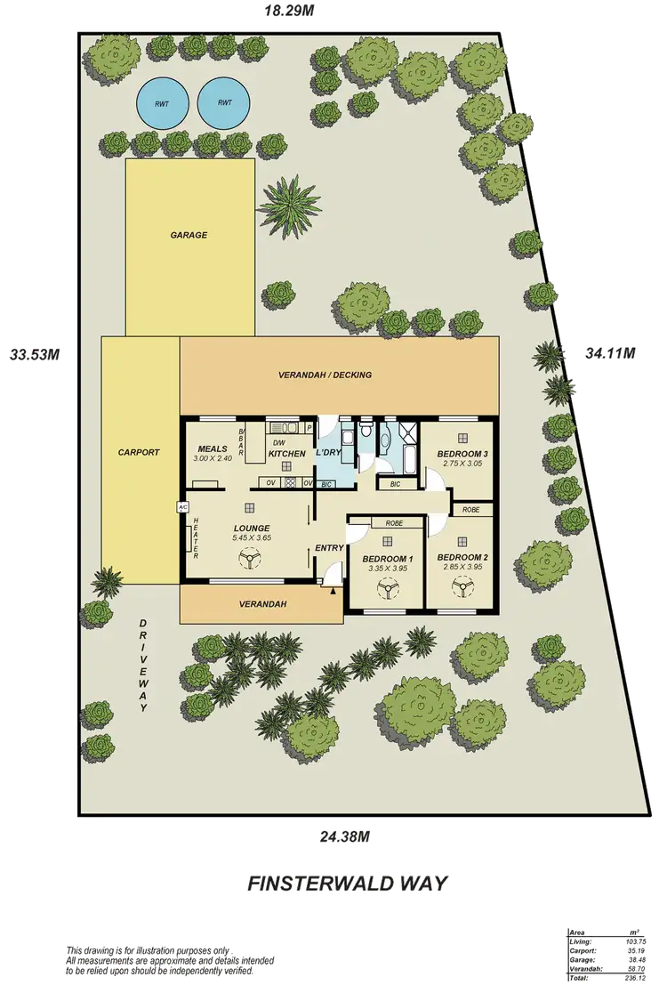 Floorplan of Homely house listing, 26 Finsterwald Way, Fairview Park SA 5126