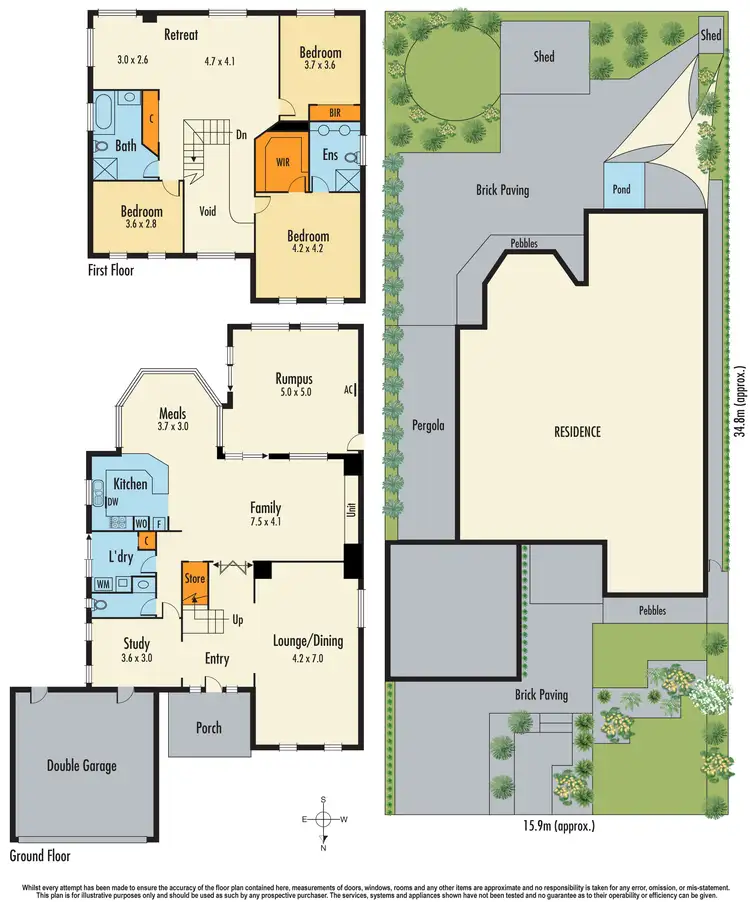 Floorplan of Homely house listing, 17 Renee Avenue, Endeavour Hills VIC 3802