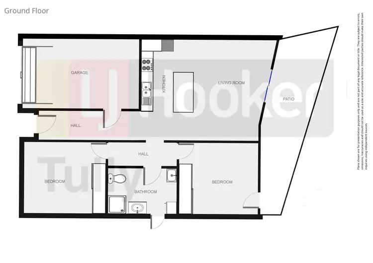 Floorplan of Homely unit listing, 2/11 McQuillen Street, Tully QLD 4854