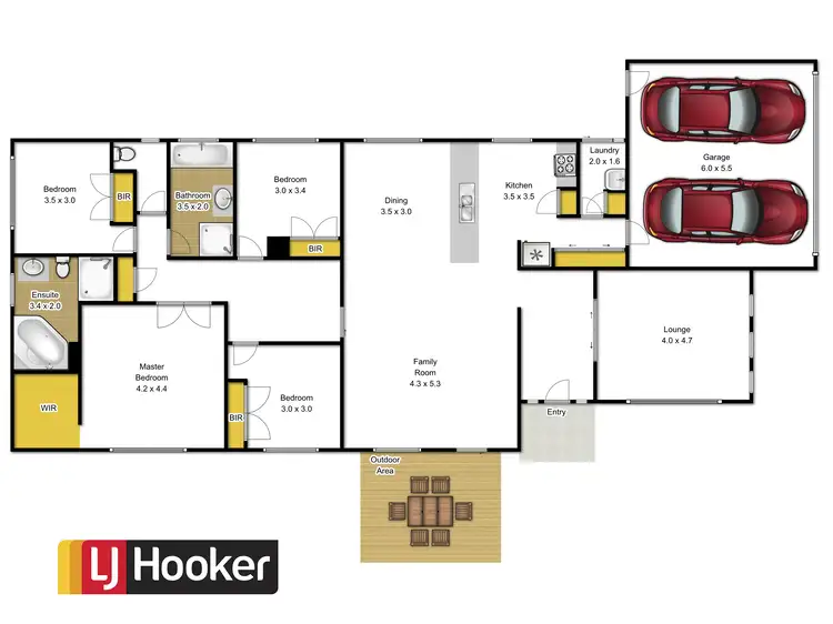 Floorplan of Homely house listing, 113 Hammersmith Circuit, Traralgon VIC 3844