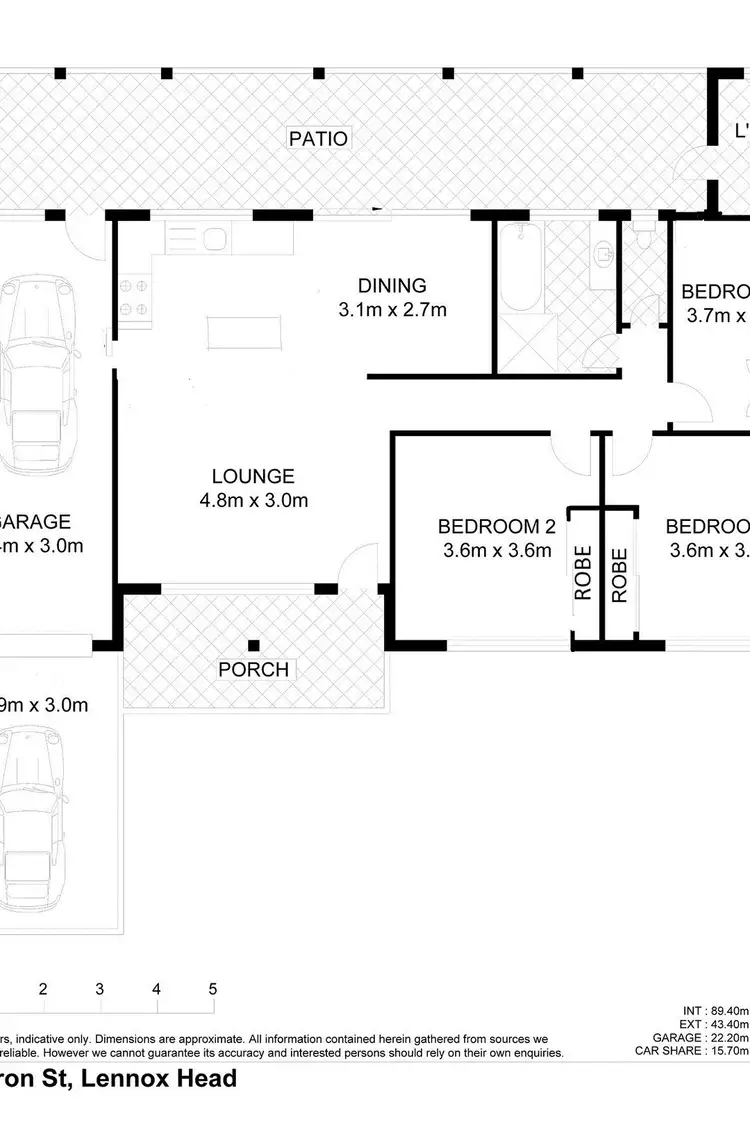 Floorplan of Homely house listing, 10 Byron Street, Lennox Head NSW 2478