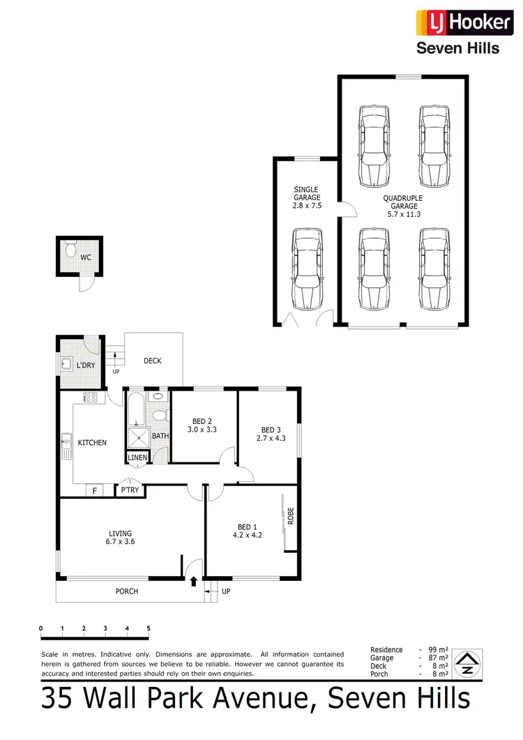 Floorplan of Homely house listing, 35 Wall Park Avenue, Seven Hills NSW 2147