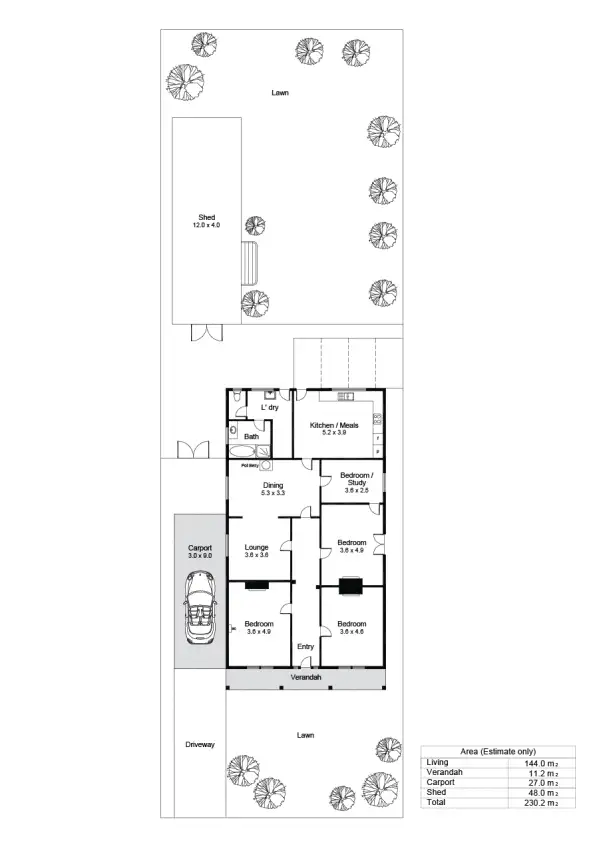 Floorplan of Homely house listing, 53 Cuming Street, Mile End SA 5031