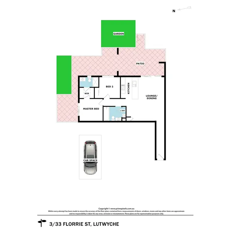 Floorplan of Homely apartment listing, 3/33 Florrie Street, Lutwyche QLD 4030