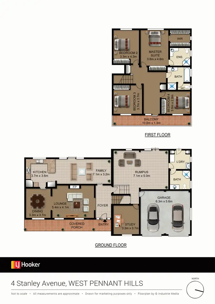 Floorplan of Homely house listing, 4 Stanley Avenue, West Pennant Hills NSW 2125