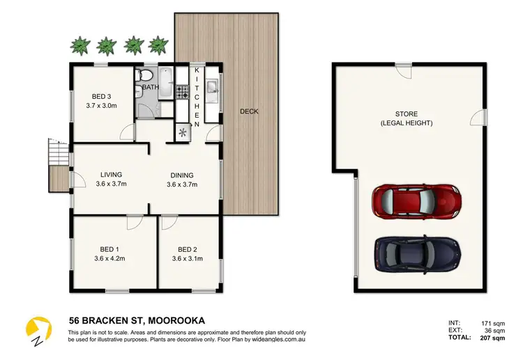Floorplan of Homely house listing, 56 Bracken Street, Moorooka QLD 4105