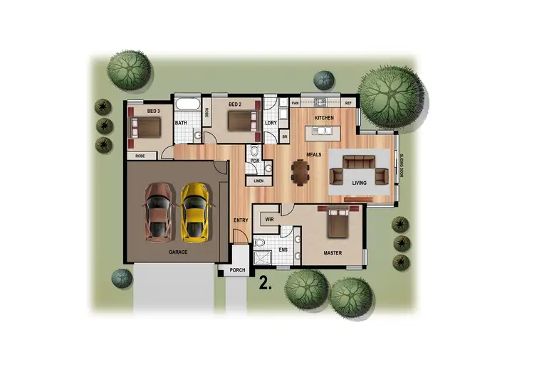 Floorplan of Homely townhouse listing, 3/6 Judith Court, Croydon VIC 3136