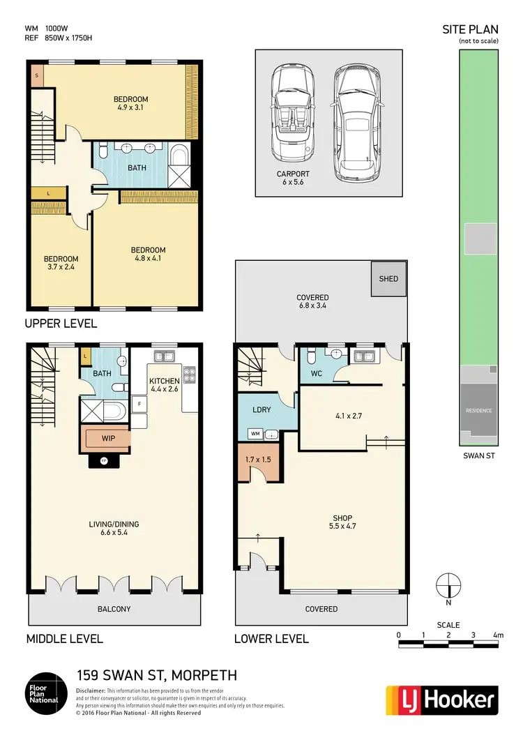 Floorplan of Homely house listing, 159 Swan Street, Morpeth NSW 2321