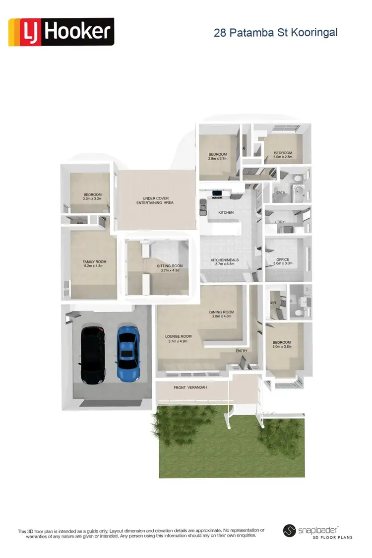 Floorplan of Homely house listing, 28 Patamba Street, Kooringal NSW 2650