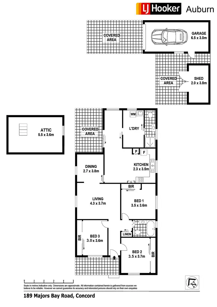 Floorplan of Homely house listing, 189 Majors Bay Rd, Concord NSW 2137