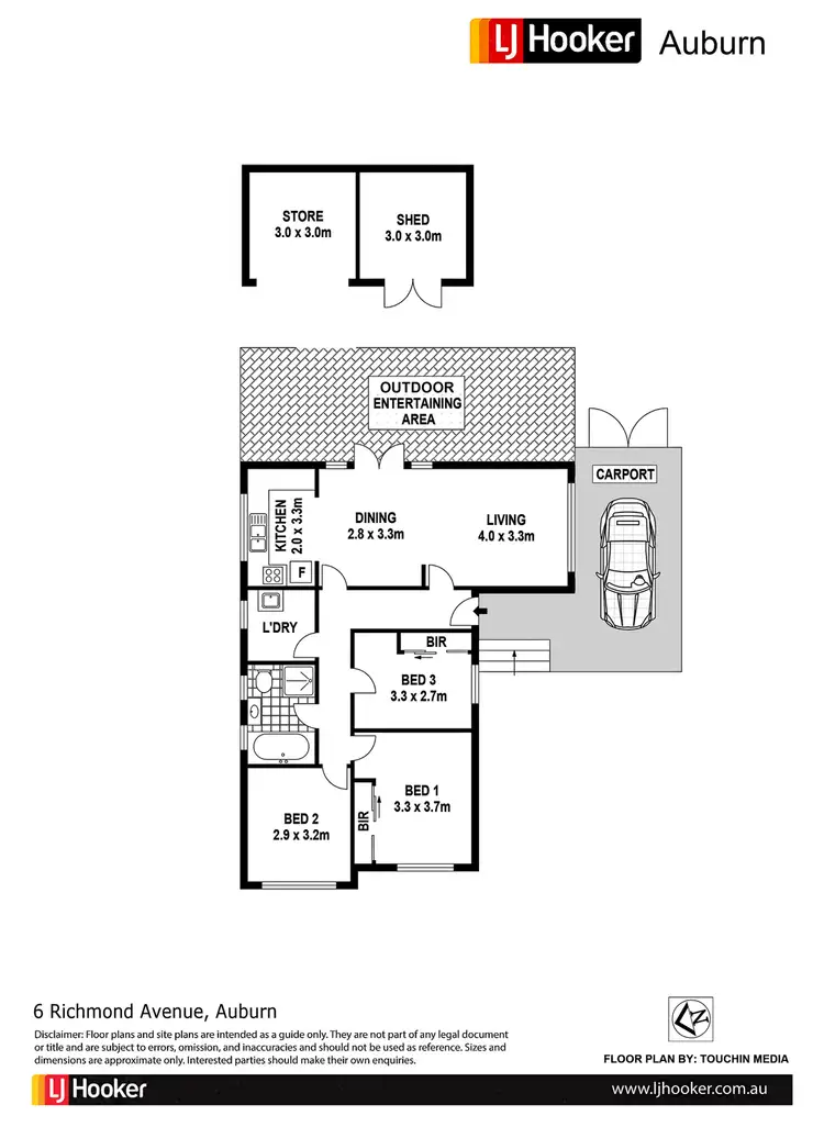 Floorplan of Homely house listing, 6 Richmond Ave, Auburn NSW 2144