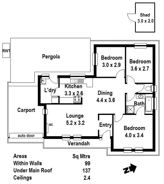 Floorplan of Homely house listing, 6/16 Fletcher Road, Mount Barker SA 5251