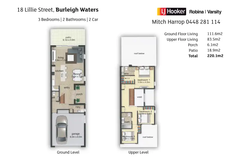 Floorplan of Homely house listing, 18 Lillie Street, Burleigh Waters QLD 4220