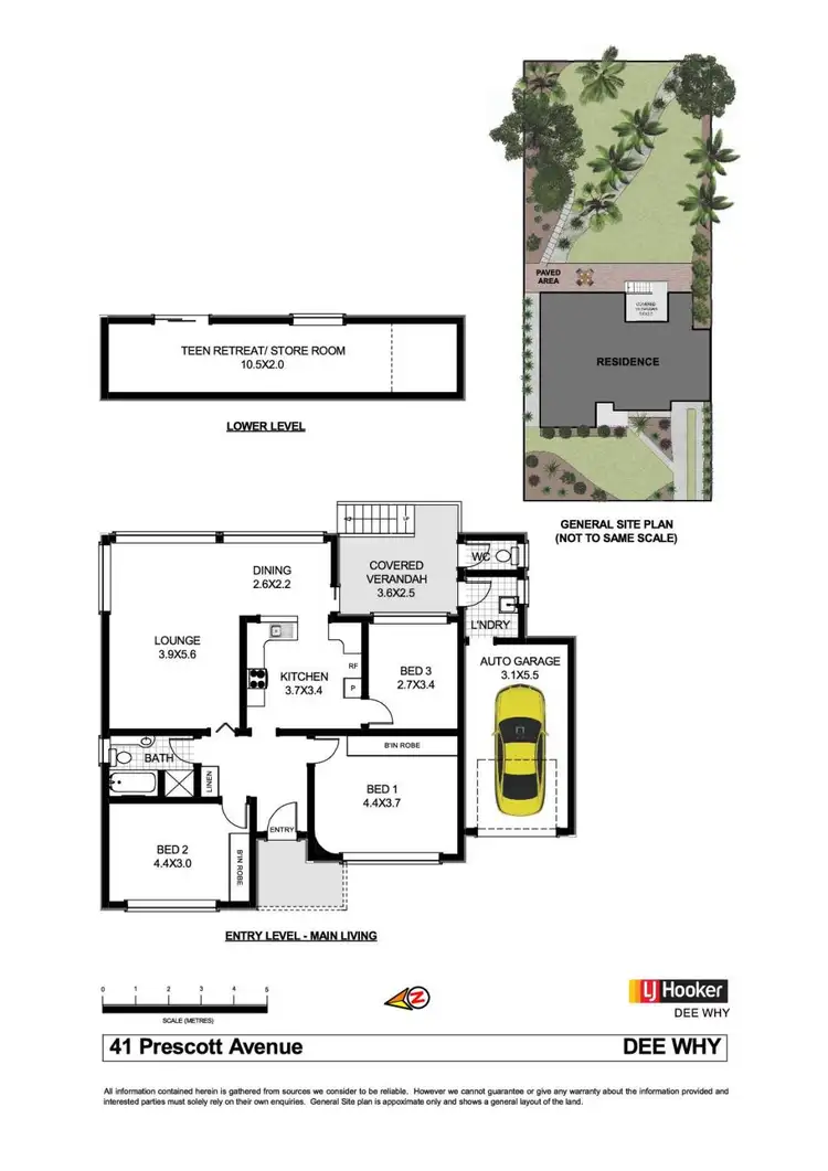 Floorplan of Homely house listing, 41 Prescott Avenue, Dee Why NSW 2099