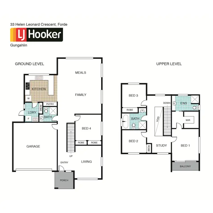 Floorplan of Homely house listing, 33 Helen Leonard Crescent, Forde ACT 2914
