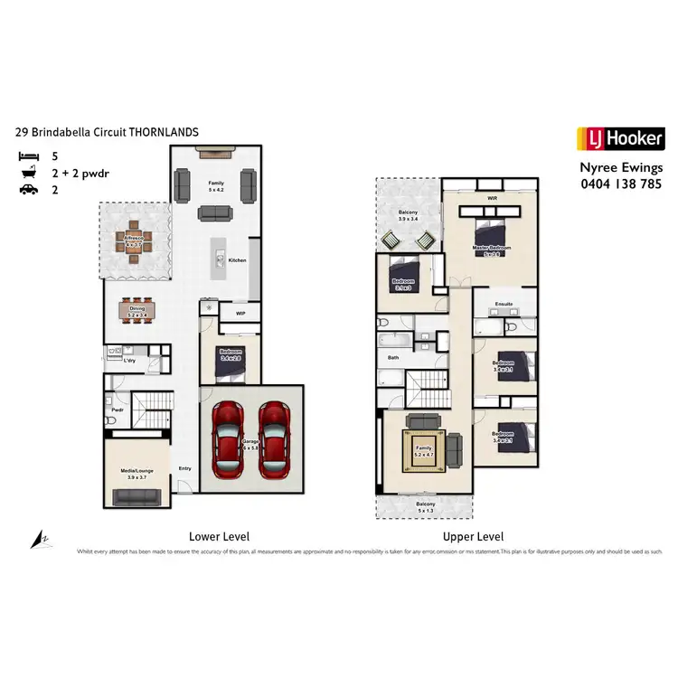 Floorplan of Homely house listing, 29 Brindabella Circuit, Thornlands QLD 4164