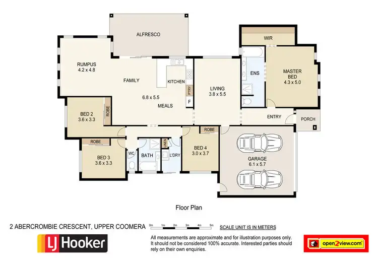 Floorplan of Homely house listing, 2 Abercrombie Crescent, Upper Coomera QLD 4209