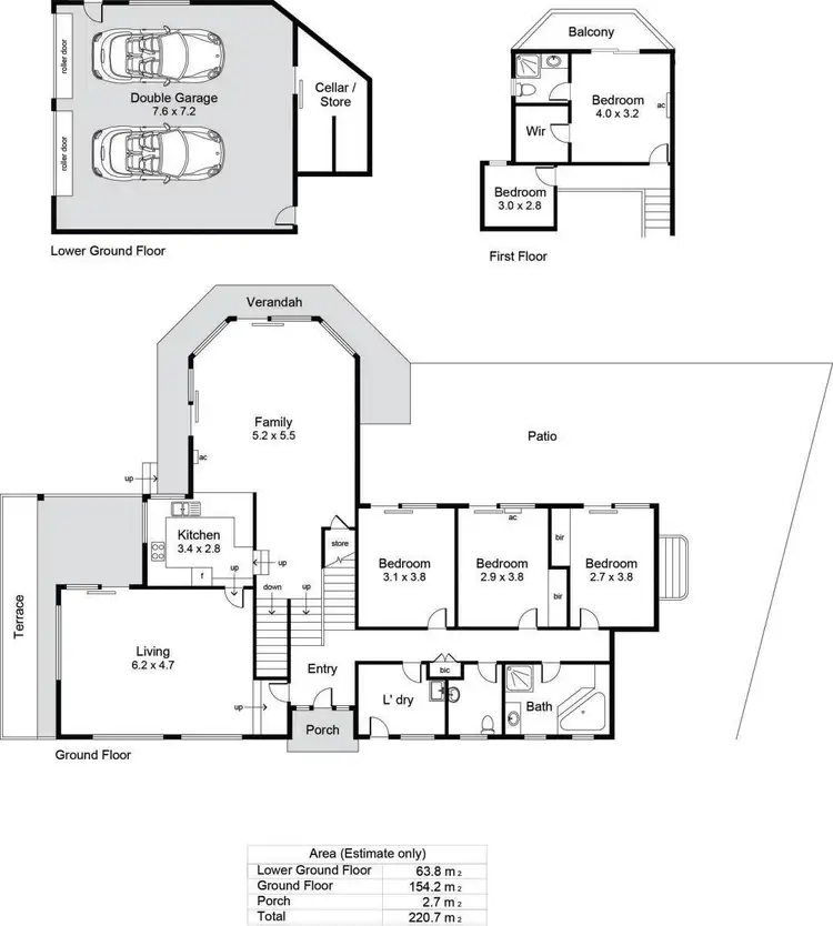 Floorplan of Homely house listing, 17 Langman Drive, Teringie SA 5072